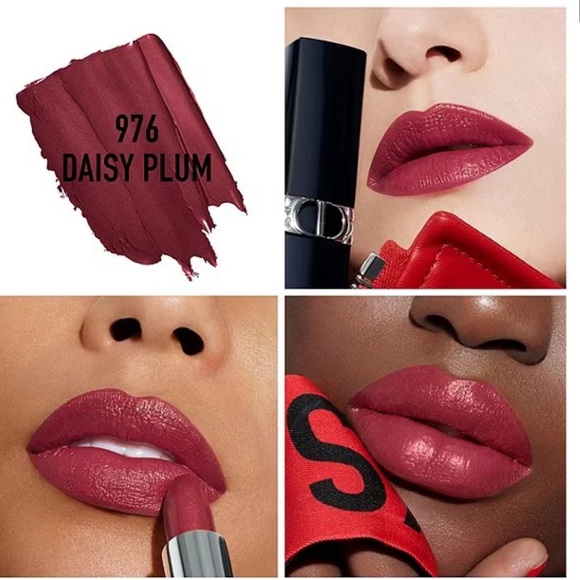 Dior Daisy Plum 976 rouge metallic lipstick - Picture 1 of 3